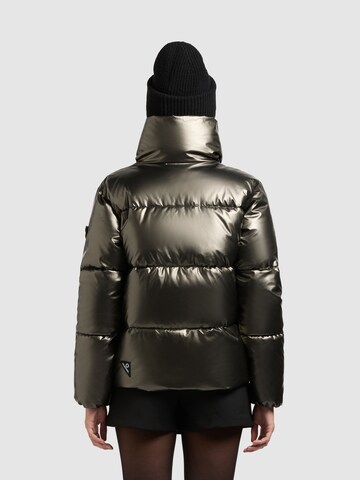 Veste d’hiver 'Rinja Shiny' khujo en marron