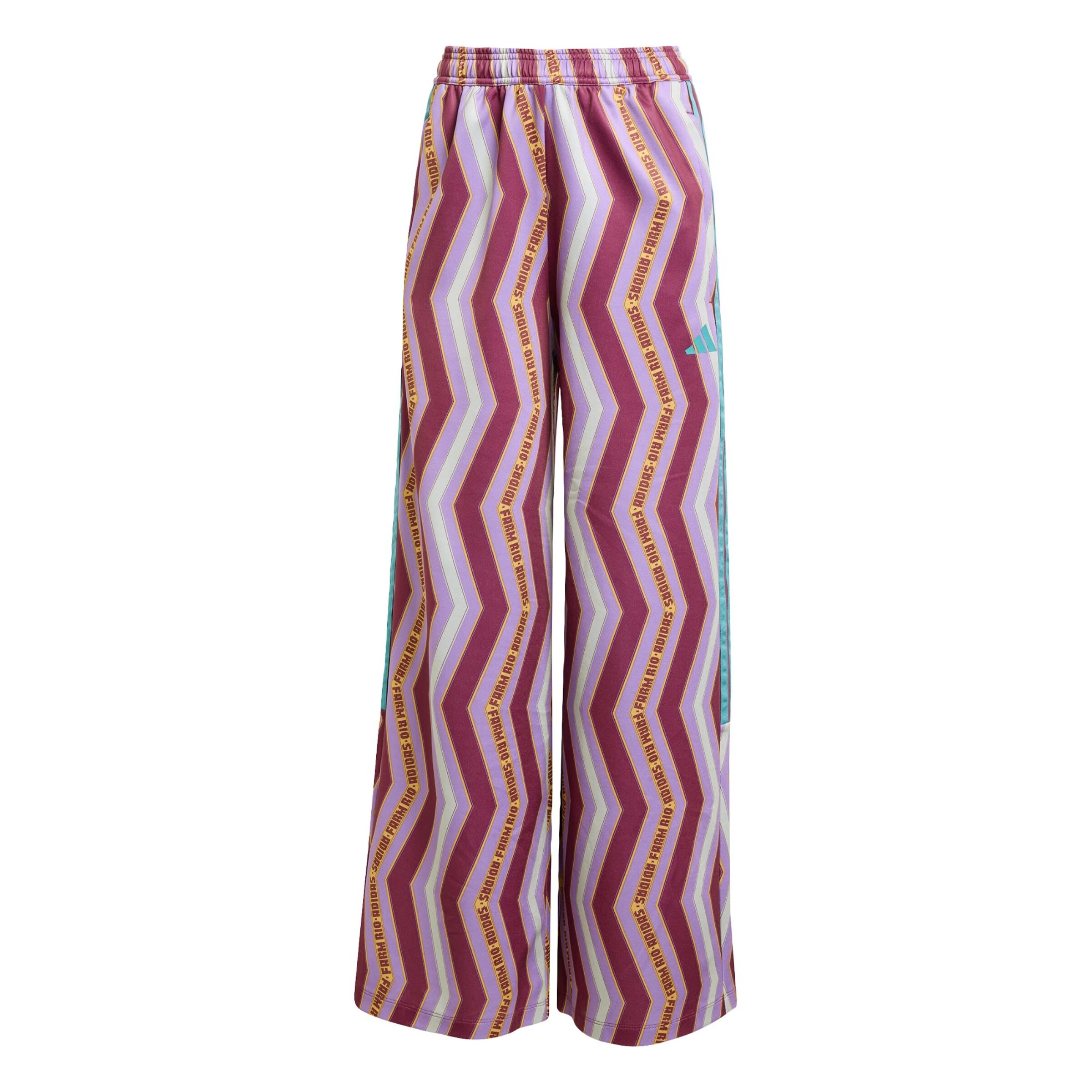 ADIDAS SPORTSWEAR Широки крачоли Спортен панталон 'Adidas x Farm Tiro' в лилав