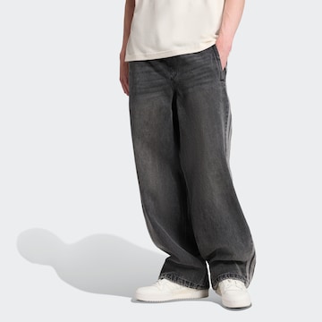 Loosefit Jean 'Adilenium Season 4 Teamgeist' ADIDAS ORIGINALS en noir : devant