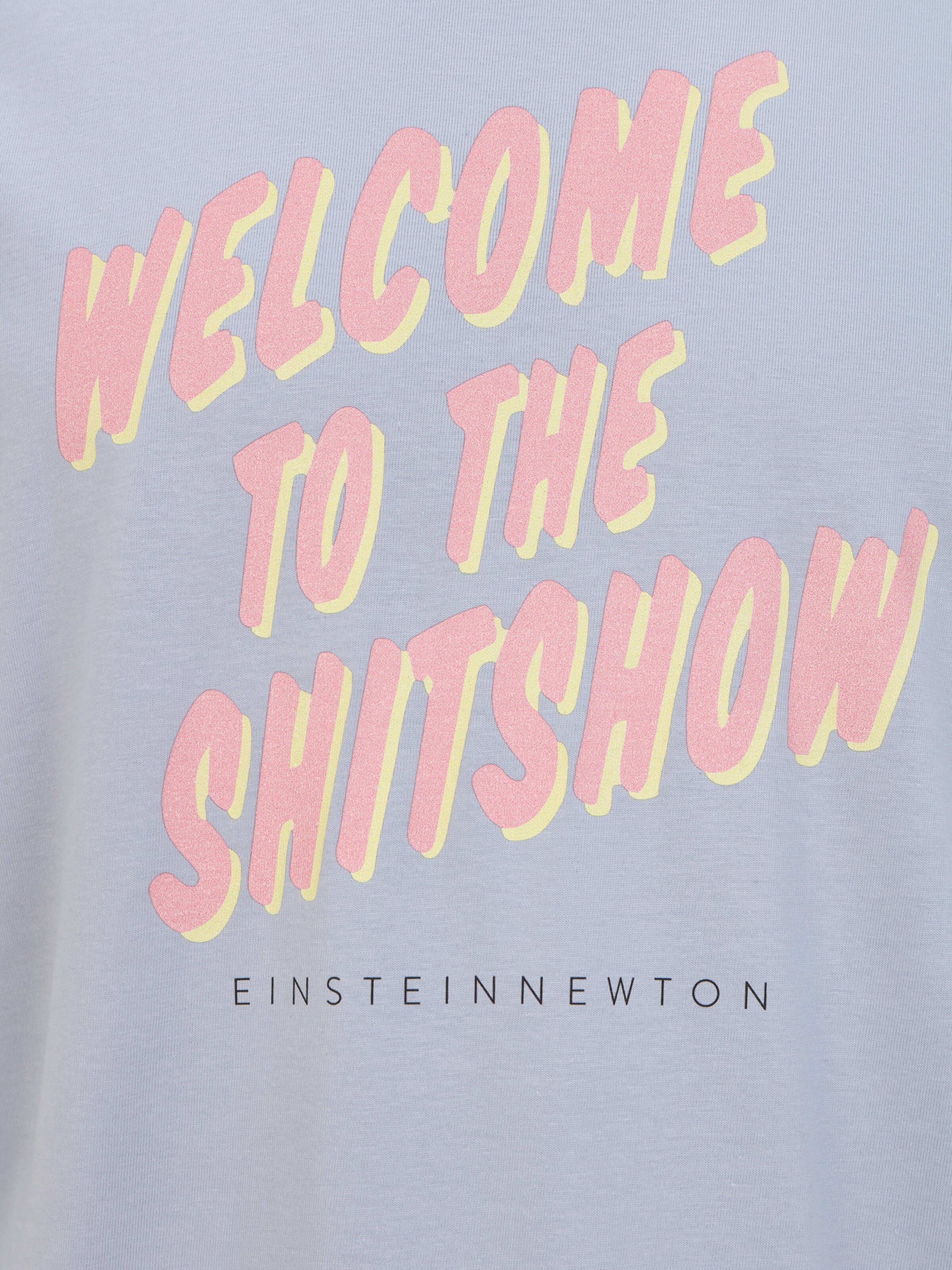 T-shirts et polos T-Shirt Shitshow EINSTEIN & NEWTON en Bleu, Bleu Clair 