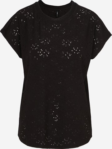 Only Petite - Camiseta 'SMILLA' en negro: frente