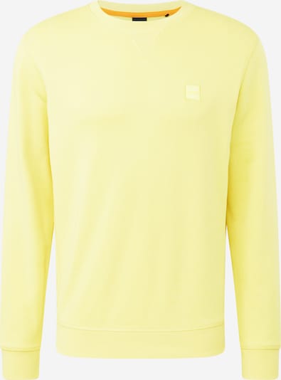 BOSS Orange Sweat-shirt 'Westart' en jaune, Vue avec produit