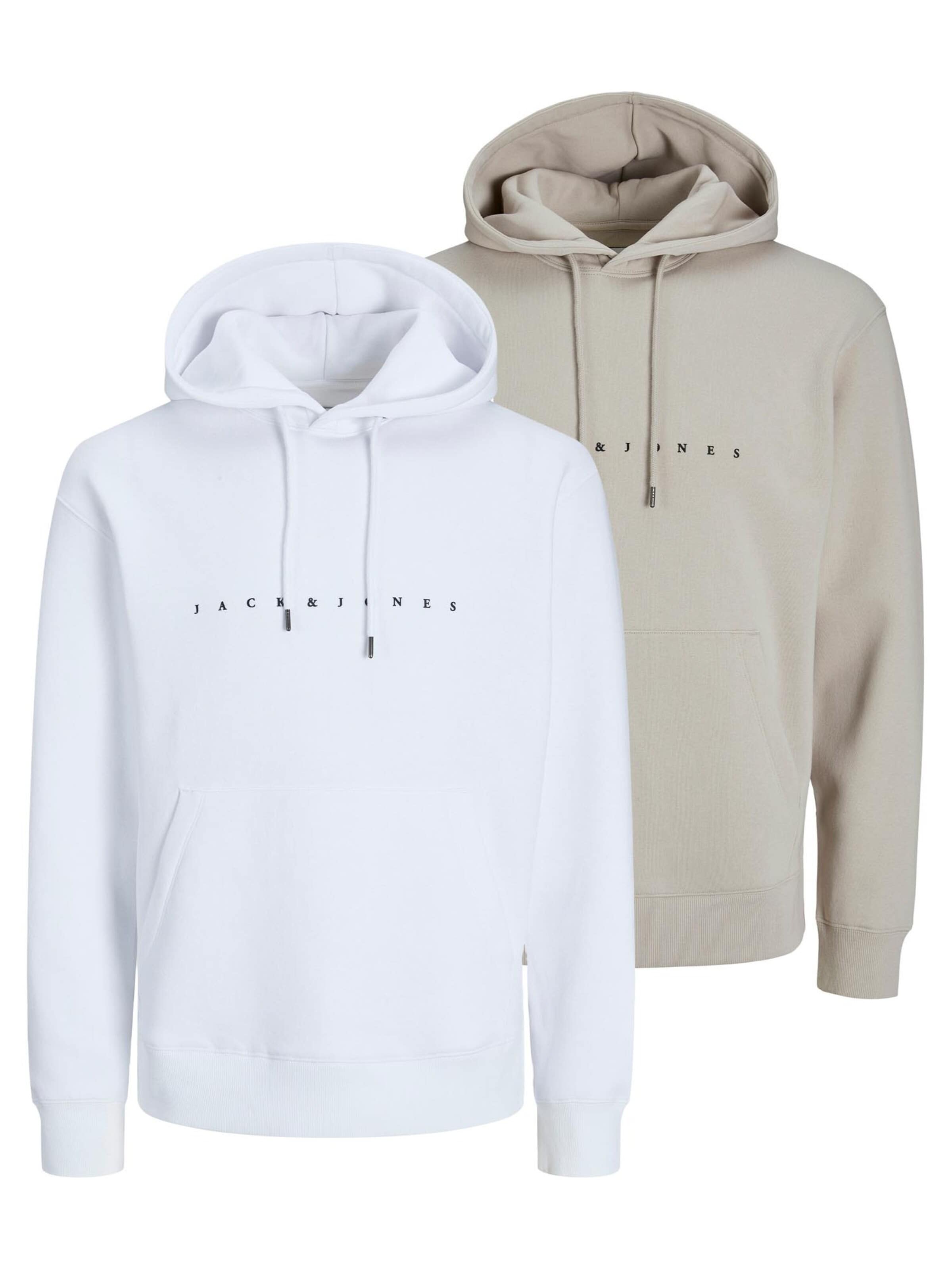 JACK & JONES Sweatshirt 'Star'‌‌ in Braun: Vorderseite