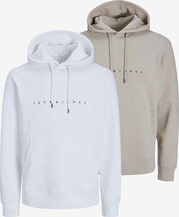 JACK & JONES Sweatshirt 'Star' in Braun: Vorderseite
