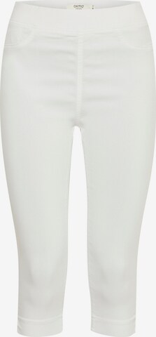 Oxmo Skinny Broek 'Keana' in Wit: voorkant