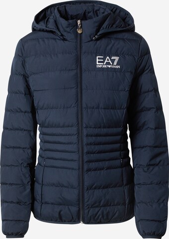 EA7 Emporio Armani Between-season jacket 'GIUBBOTTO' in Blue: front