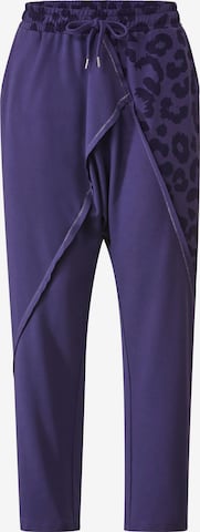 Angel of Style Tapered Pants in Purple: front