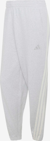 pilka ADIDAS SPORTSWEAR Siaurėjantis Sportinės kelnės 'AK': priekis