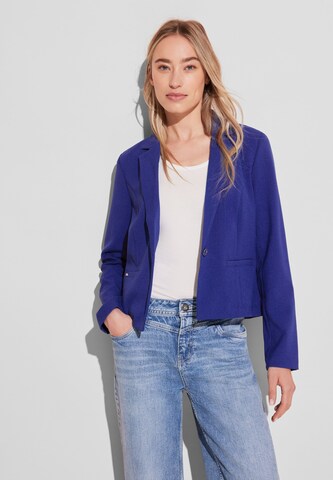 STREET ONE Blazer in Blue: front