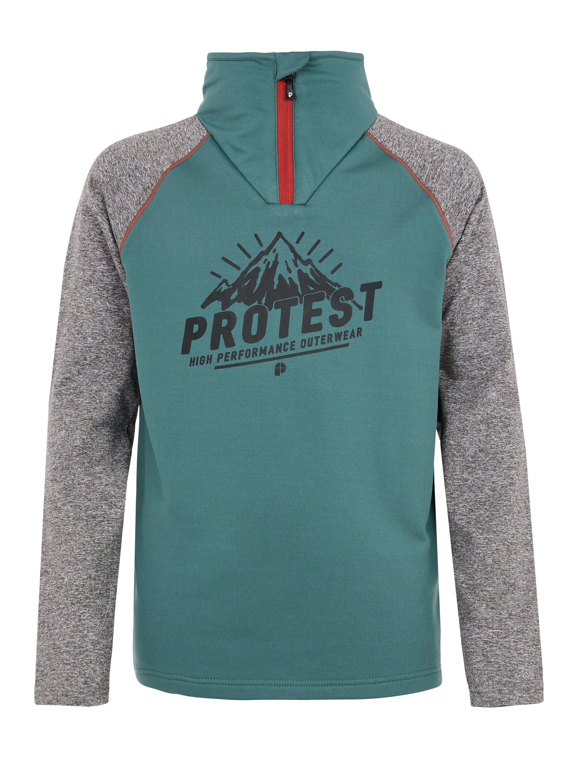 PROTEST Athletic Sweatshirt 'PRTSKIP JR' in Green: front