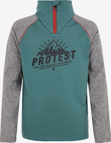 PROTEST Athletic Sweatshirt 'PRTSKIP JR' in Green: front