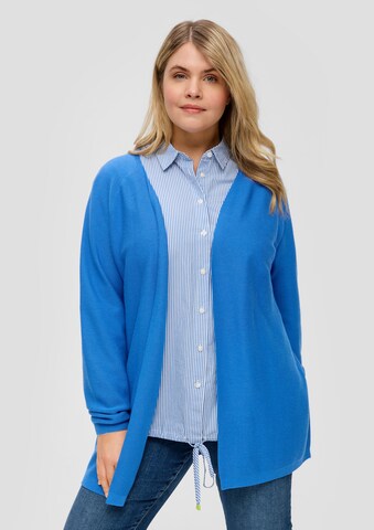 Cardigan s.Oliver en bleu : devant