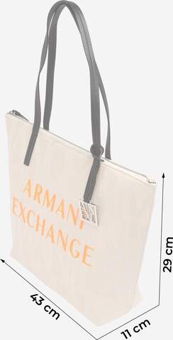 ARMANI EXCHANGE Nákupní taška – béžová