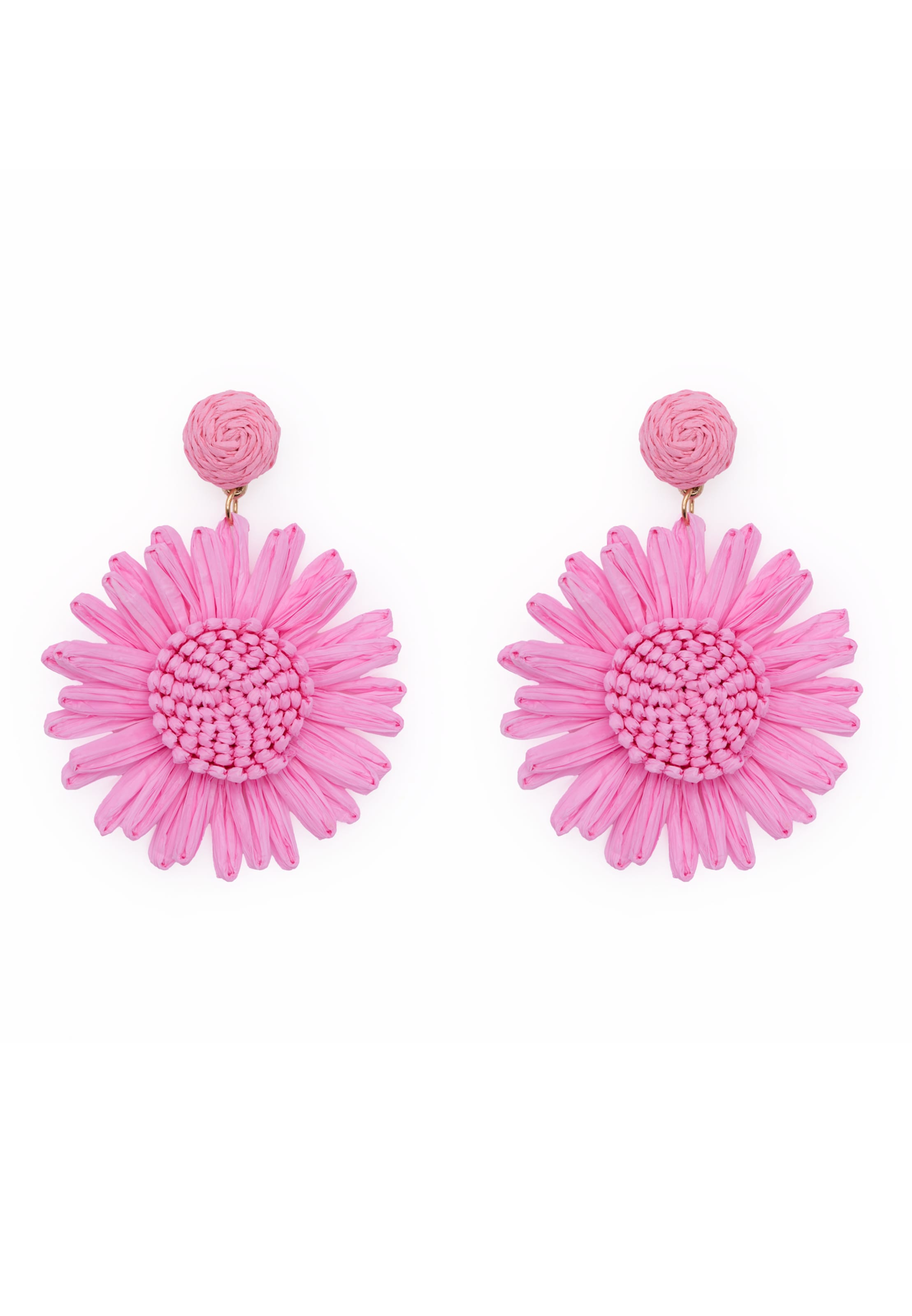 IZIA - Pendientes en rosa: frente