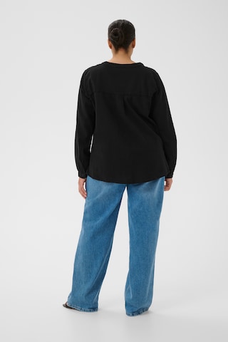 KAFFE CURVE - Blusa 'KCnana' en negro