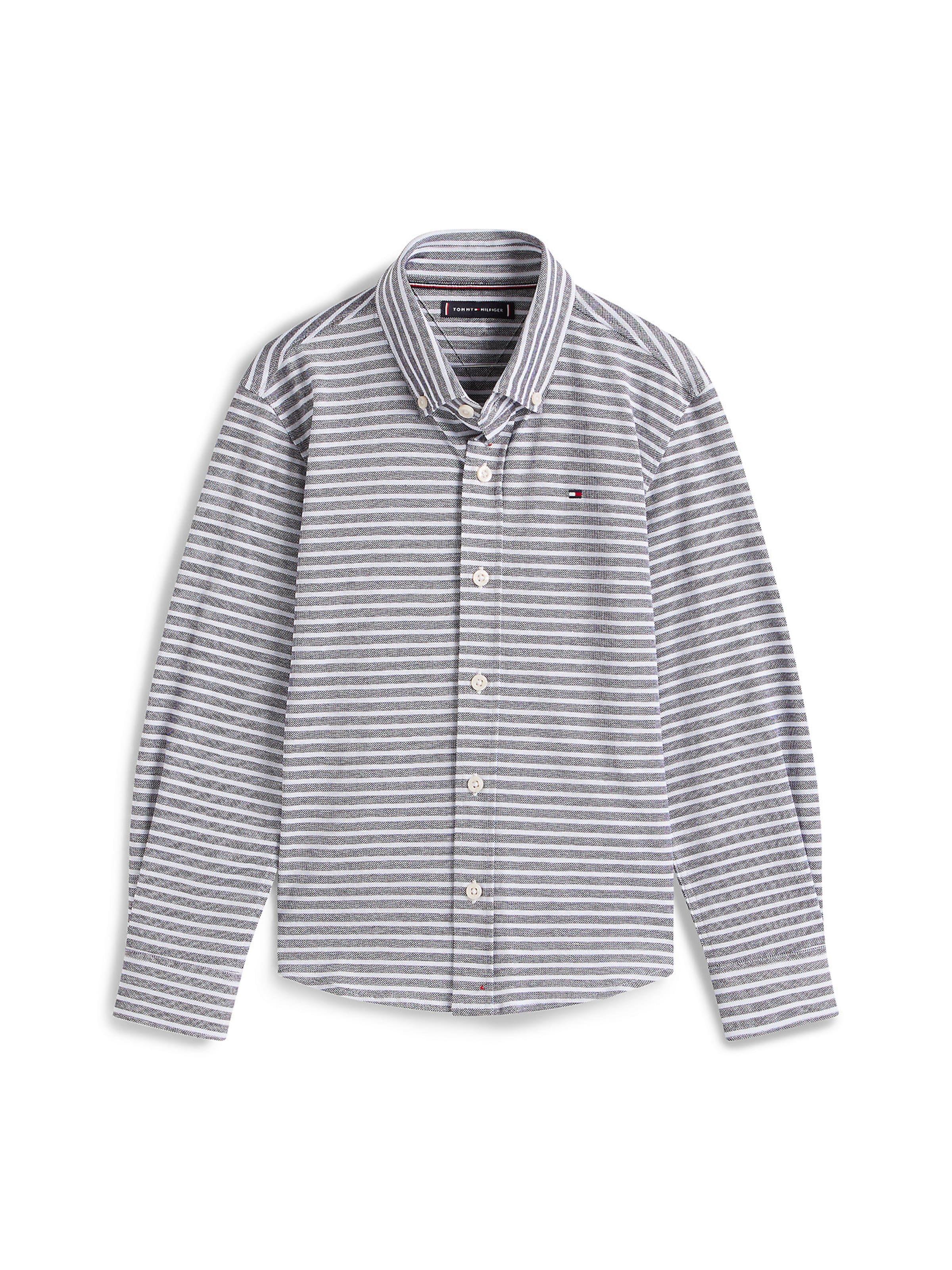 TOMMY HILFIGER Regular fit Button up shirt in Blue: front