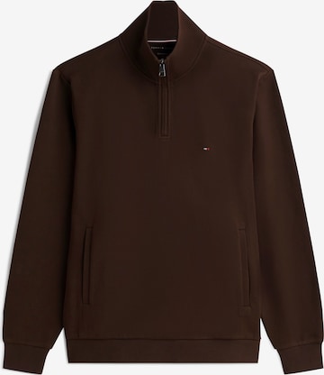 TOMMY HILFIGER Sweatshirt 'ESSENTIAL' in Brown: front