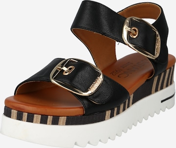 MUSTANG Sandals in Black: front