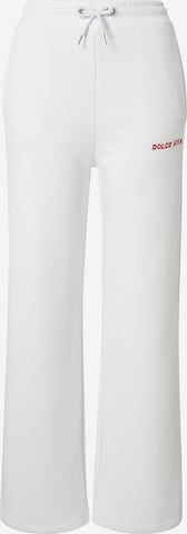 On Vacation Club Loose fit Pants 'Dolce Vita' in White: front