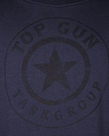 TOP GUN Sweatshirt in Blauw