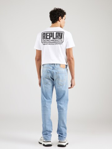 REPLAY Regular Jeans 'Grover' i blå