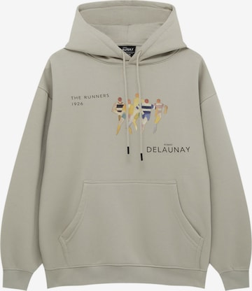 Pull&Bear Sweatshirt in Grau: predná strana