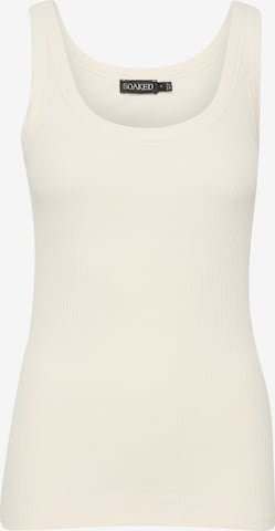 SOAKED IN LUXURY - Top em branco: frente