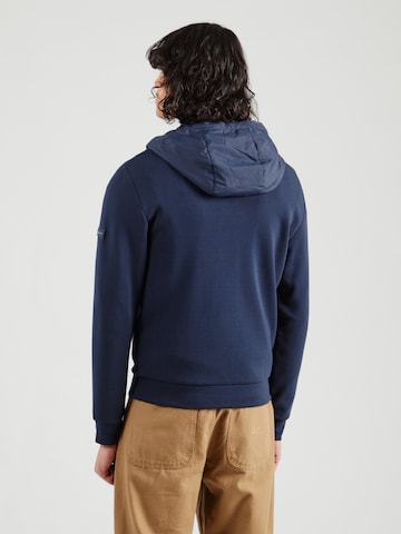 Hackett London Sweatjacke in Blau: Rückseite