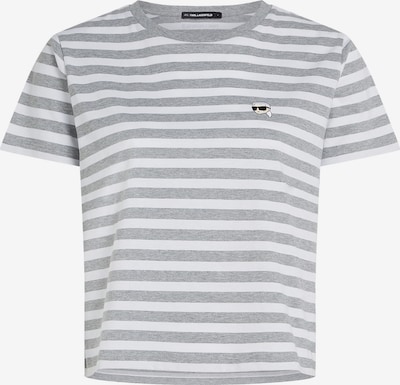 Karl Lagerfeld Majica u siva / bijela, Pregled proizvoda