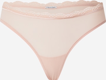 Calvin Klein Underwear Thong in Pink: front