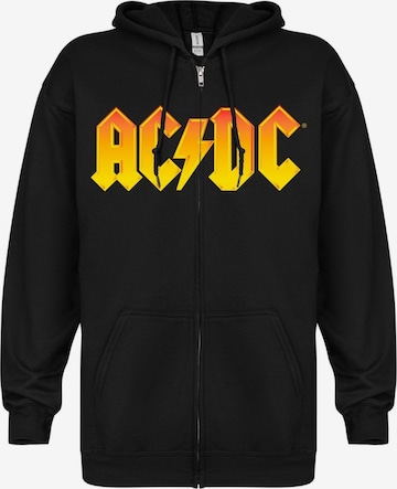 Sweat-shirt 'Ac/dc Giving the Dog a Bone' AC/DC en noir : devant