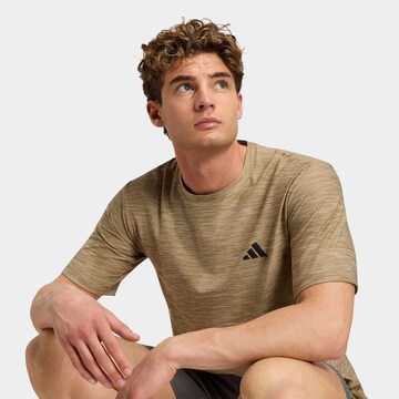 ADIDAS PERFORMANCE T-Shirt in Braun