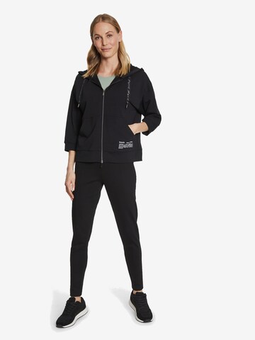 Betty Barclay Zip-Up Hoodie in Black