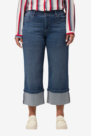 Ulla Popken Regular Jeans in Blauw: voorkant