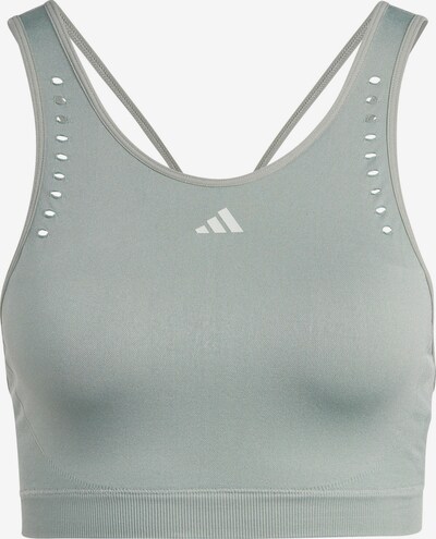 ADIDAS PERFORMANCE Sports bra 'Aero Light-Support' in Mint / White, Item view