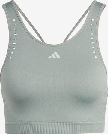 ADIDAS PERFORMANCE Bralette Sports bra 'Aero Light-Support' in Green: front