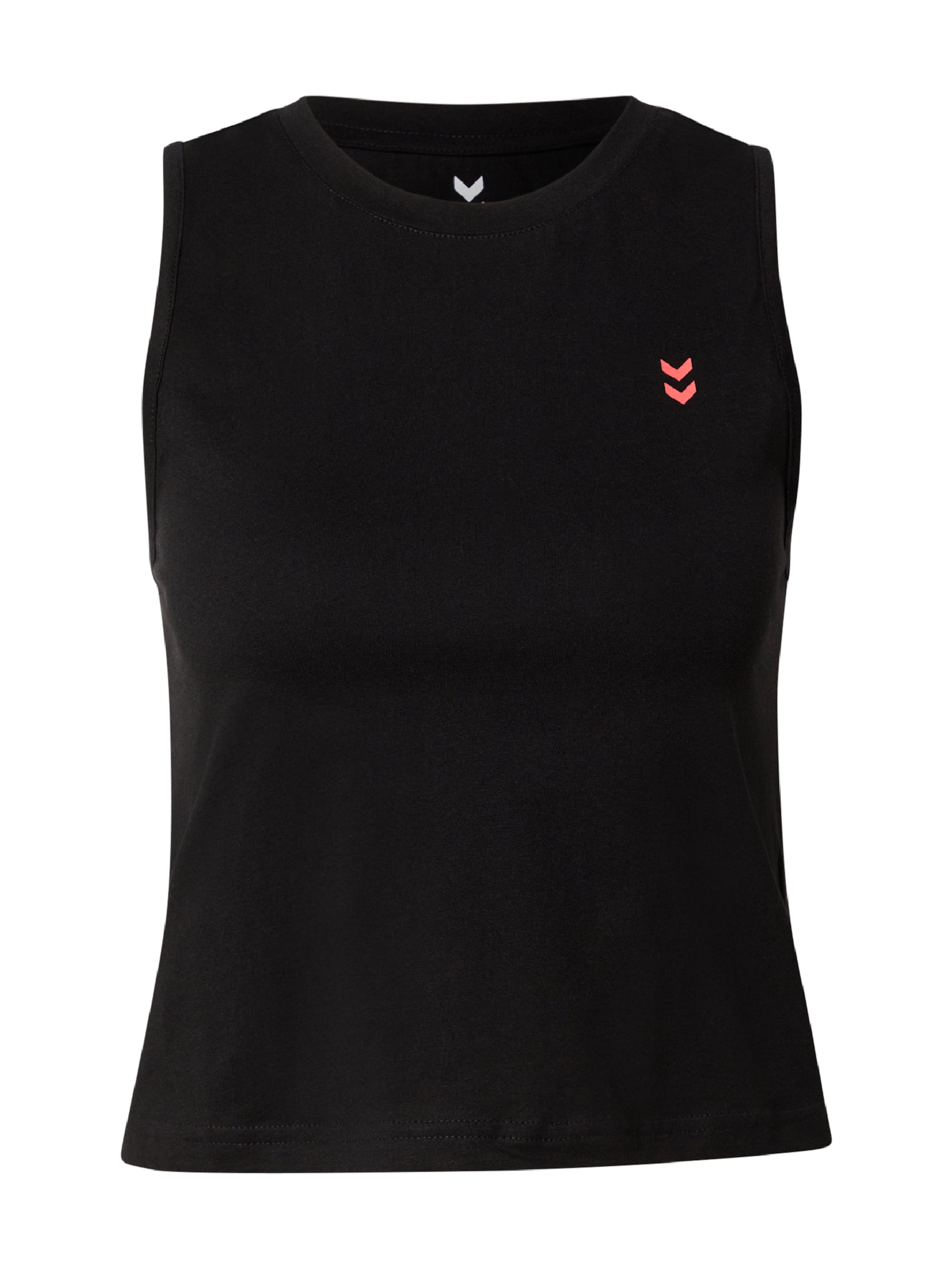 Sport top 'Hiit' de la Hummel pe negru: față