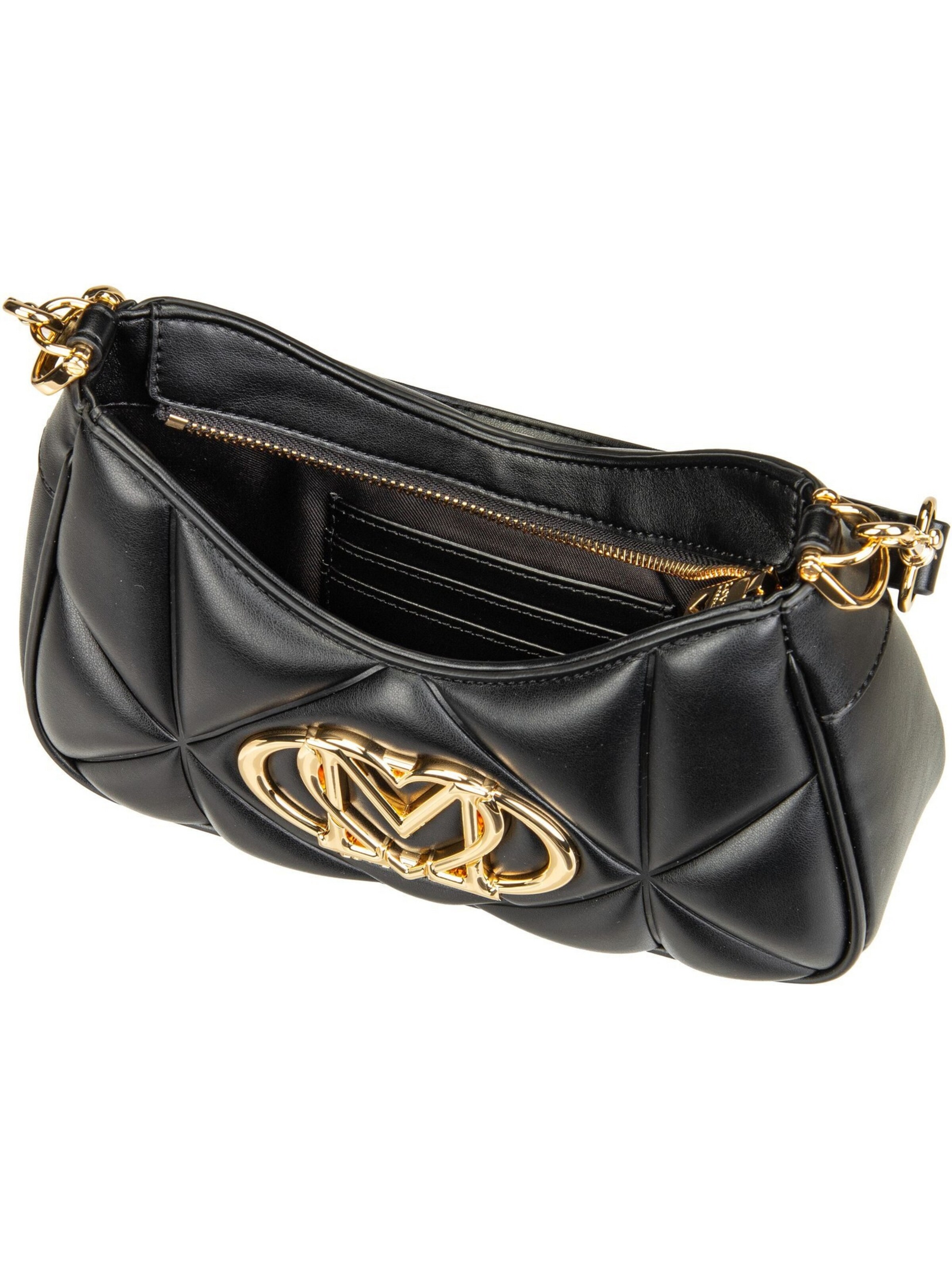 Sac bandoulière 'Embossed Q' Love Moschino en noir