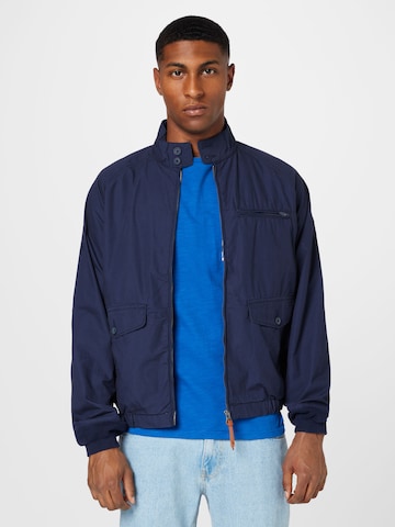 Superdry Between-Season Jacket 'Collegiate Harrington' in Blue: front