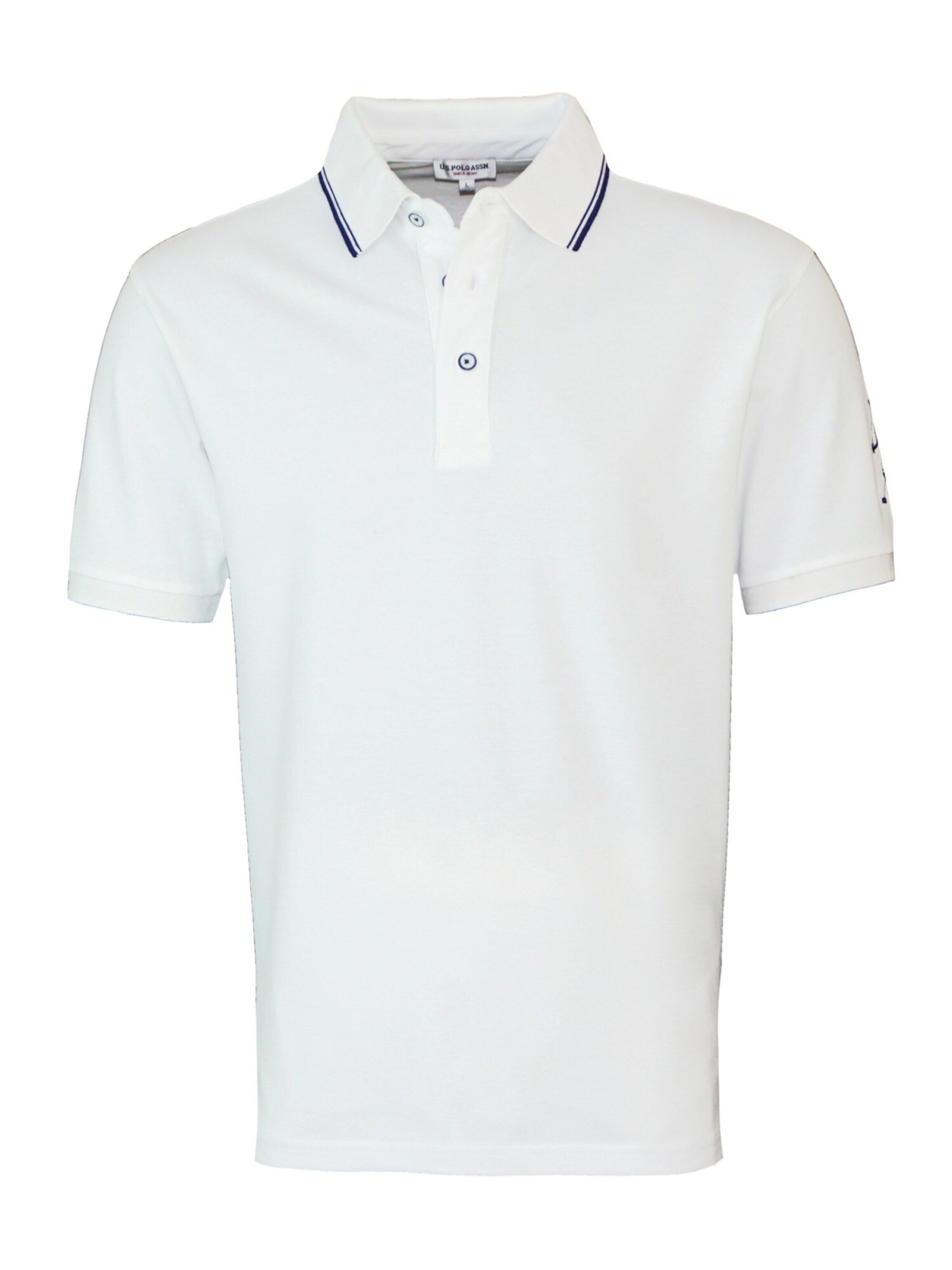 U.S. POLO ASSN. Poloshirt 'Bust' in Weiß: Vorderseite
