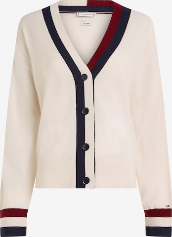 TOMMY HILFIGER Strickjacke in Beige: predná strana