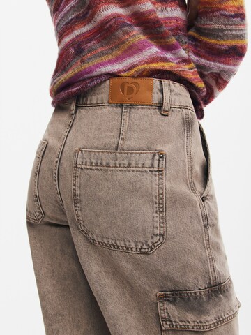 Loosefit Jeans cargo di Desigual in grigio