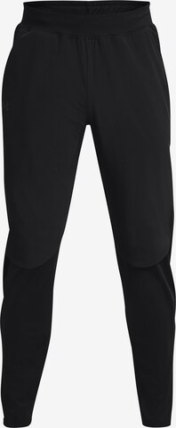 UNDER ARMOUR Regular Workout Pants in Black: front