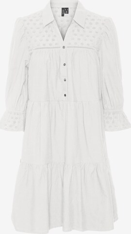 Robe-chemise 'Amina' VERO MODA en blanc : devant