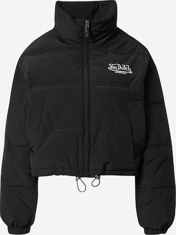 Von Dutch Originals Демисезонная куртка 'Nuri' в Черный: спереди