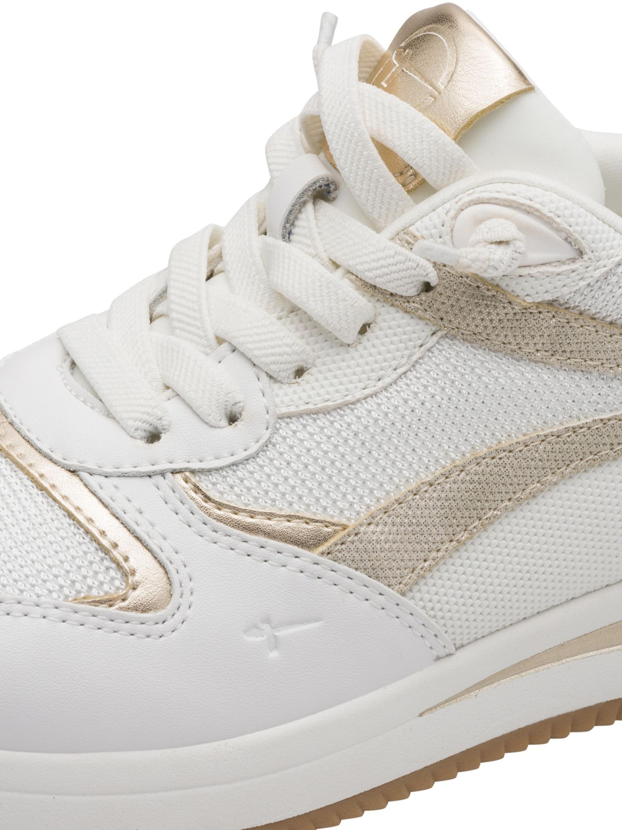 Tamaris Platform trainers in White