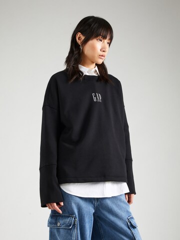 GAP Sweatshirt in Black: front