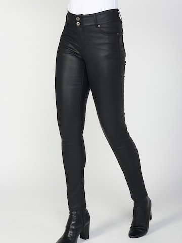KOROSHI Skinny Hose in Schwarz