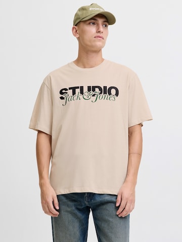 JACK & JONES Paita 'JJYUKI' värissä beige: etupuoli