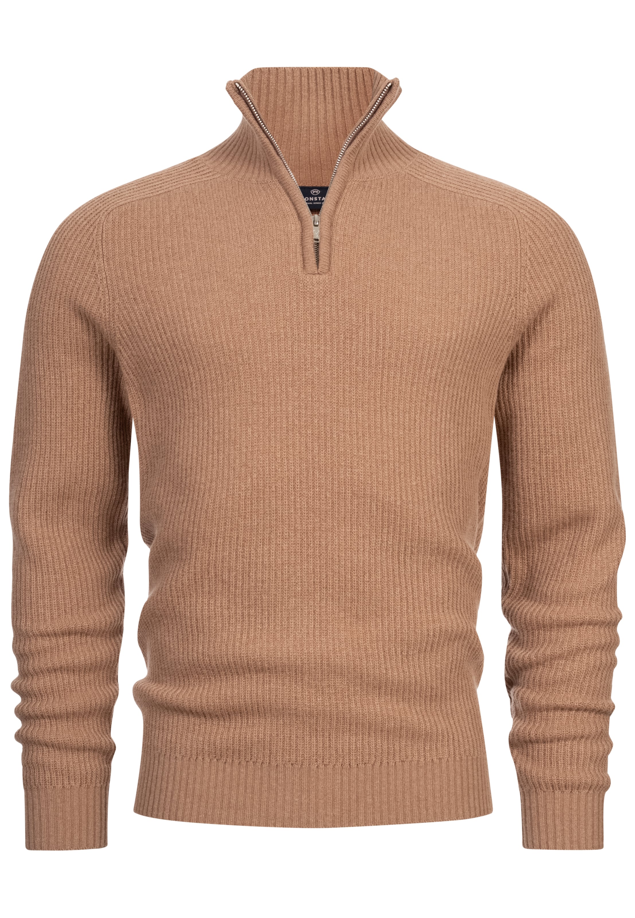 Kronstadt Trui 'Dorsey' in Bruin: voorkant